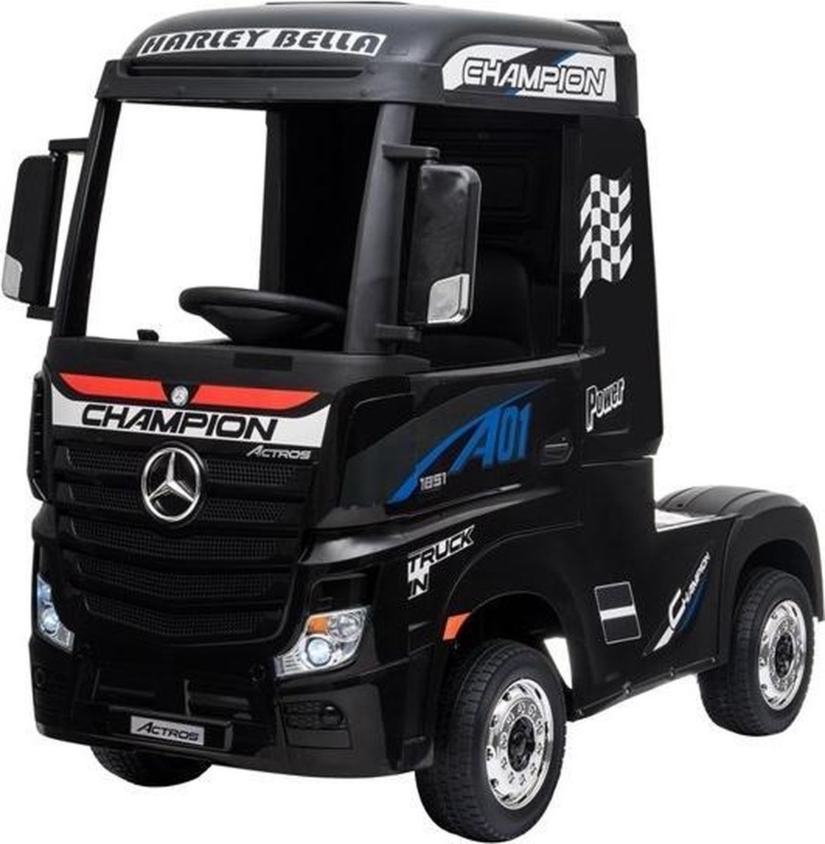 Elektrische Kinder vrachtwagen Mercedes Actross Truck Met Afstandsbediening | Safi